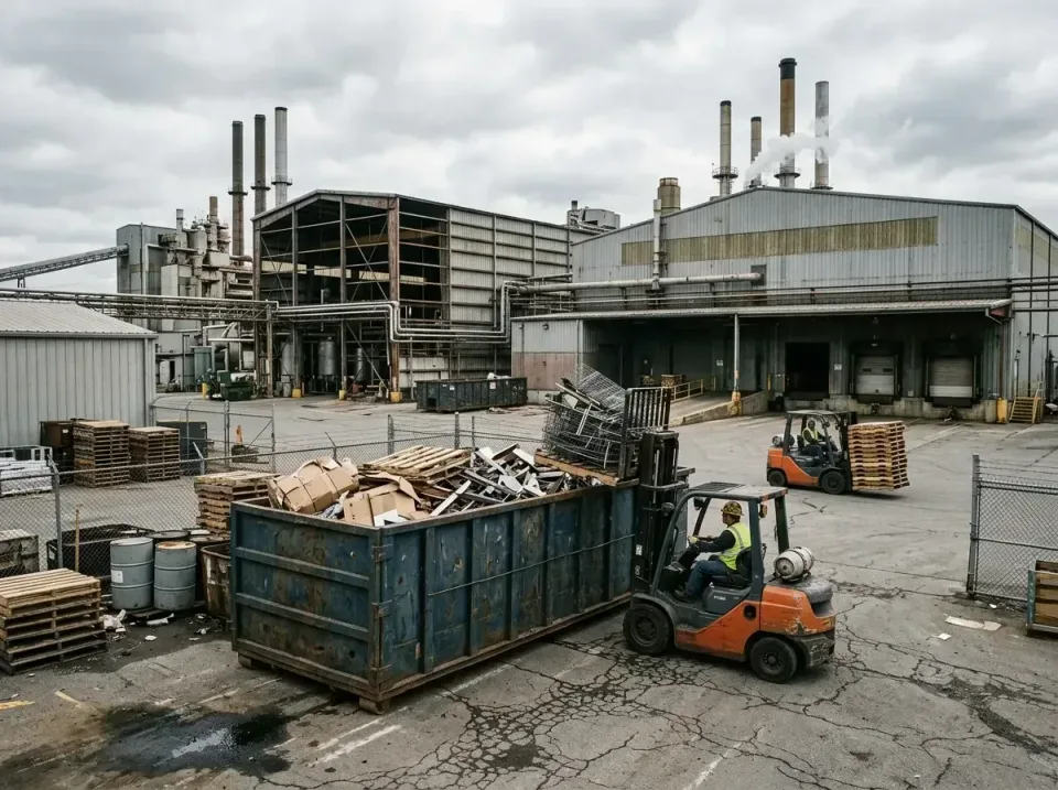 industrial-factory-scrap-conta-003 — frequently asked questions, Cheap Roll-off Dumpster Rentals in South Elgin, IL